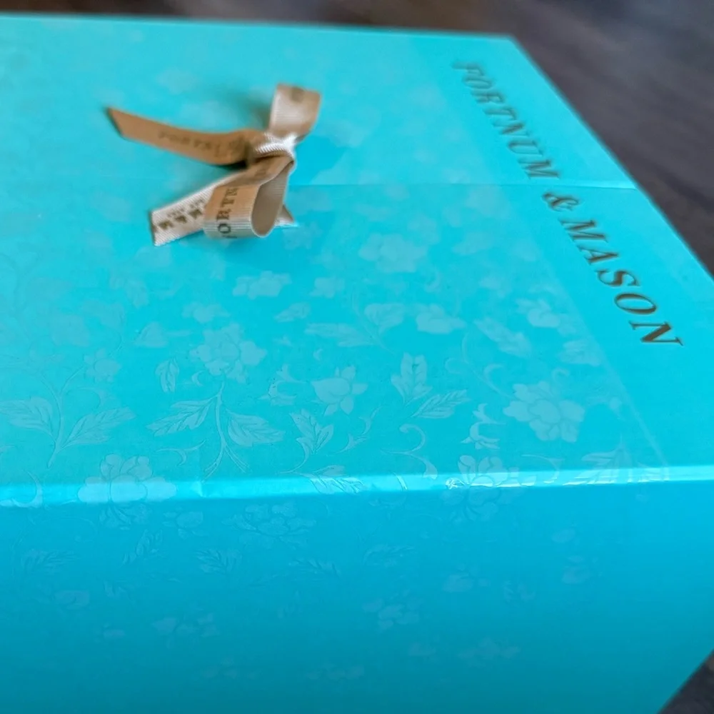 Fortnum & Mason Turquoise Empty Gift Box